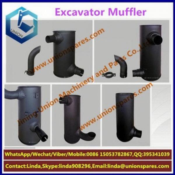 Factory price SK120-5 Exhaust muffler Excavator muffler Construction Machinery Parts Silencer #5 image